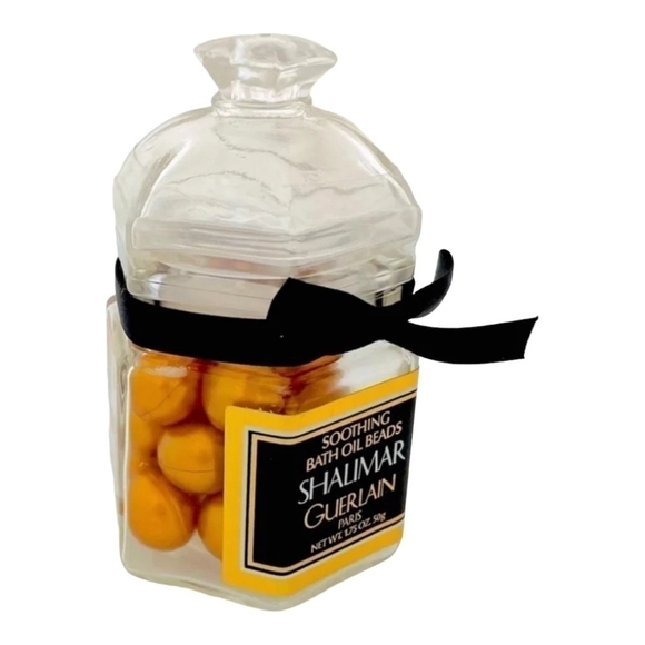 NWT Vintage GUERLAIN Shalimar Paris Soothing Bath Oil Beads Bath Capsules - Picture 5 of 6